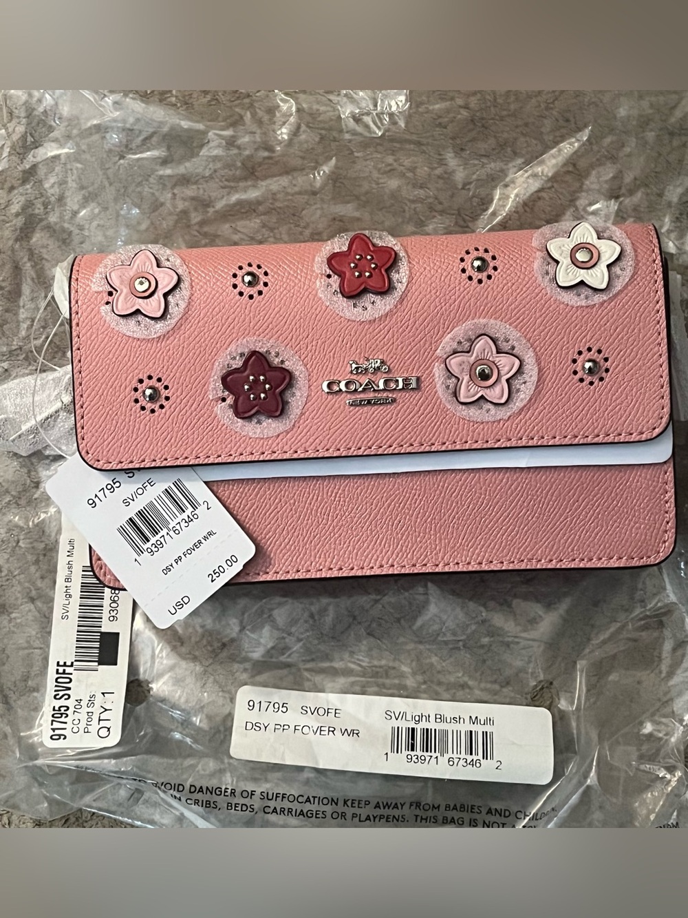 Coach Daisy Foldover Wristlet